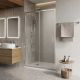 Душевая дверь BelBagno LUCE-BF-1-120-C-Cr хром